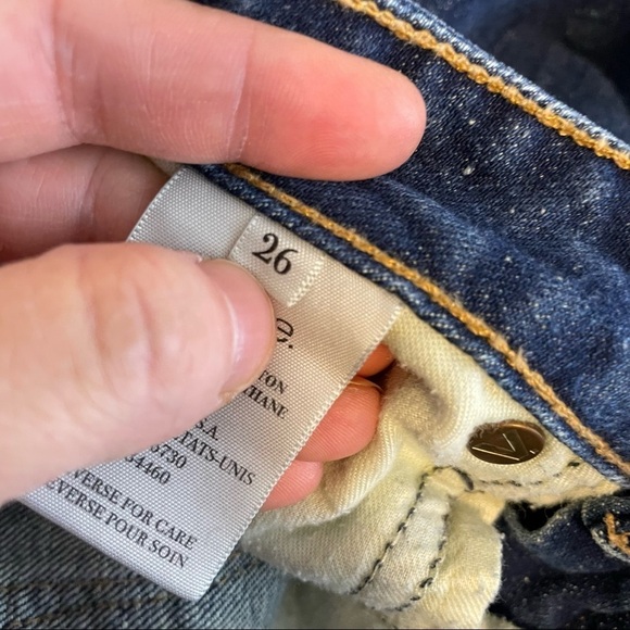 VINCE Medium Dark Wash Skinny Jeans Womens 26 - Picture 4 of 8